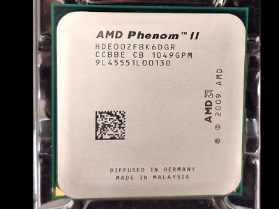 【含稅】AMD Phenom II X6 1100T 3.33G HDE00ZFBK6DGR 六核正式散片CPU 一年保