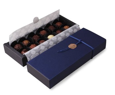 《 禮品批發王 》韓國熱銷 12粒裝巧克力盒 金莎盒  蛋糕盒/包裝盒/蛋糕盒/西點盒 (寶藍色)