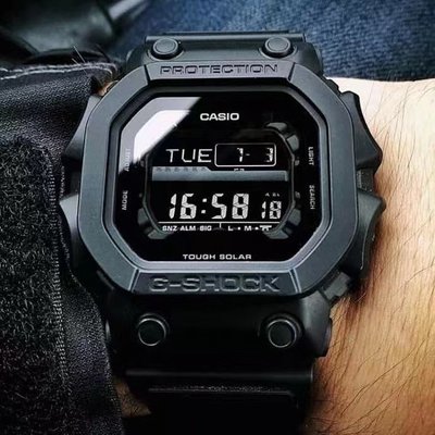 【風口潮流】CASIO 卡西歐 G-Shock 純黑款 男女運動手錶＊GX56BB。X30413