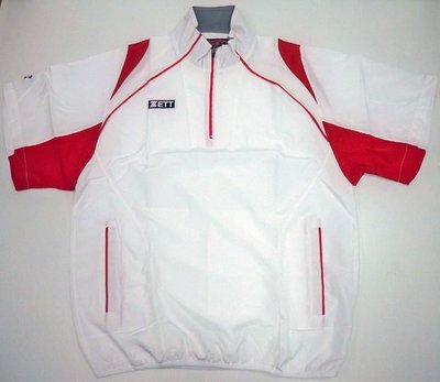 【貝斯柏棒壘專業店】ZETT新款短袖練習風衣,超低回饋特價$840元(件)