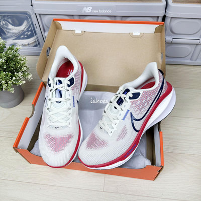 現貨 iShoes正品 Nike Vomero 17 男鞋 米白 紅 路跑 運動 馬拉松 慢跑鞋 FB1309-003