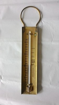 早期英製ZEAL水銀溫度計，夏日特價 2980元。