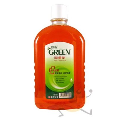 GREEN 綠的 潔膚劑 1000ml【小元寶】 超取