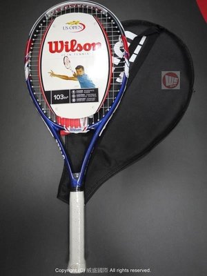 熱銷 現貨 WILSON 網球拍 US OPEN 103 美網紀念拍 初階拍  初學  社團適用軟網拍 網拍