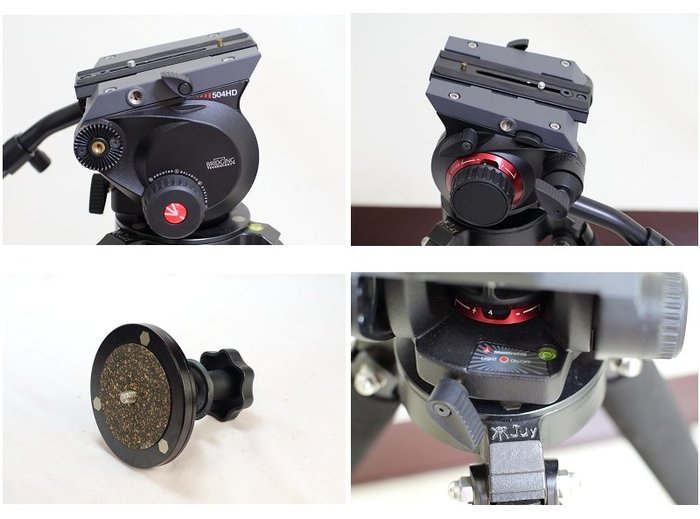 Manfrotto プロフルードビデオ雲台 75mm 504HD(品) | www