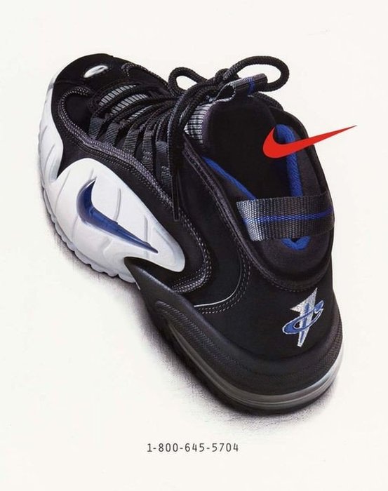 經典回歸，Nike Air Max Penny 1 Orlando黑白藍-685153-006