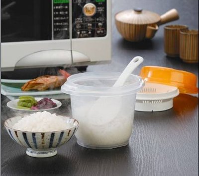 💟 晴媽好物推薦 💟 日本製 inomata 微波蒸米器 煮飯器 洗米 微波爐加熱 煮飯 微波 900ml