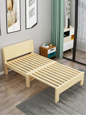 木衣+沙發床折疊兩用多功能小戶型臥室網紅實木單人榻榻米抽拉伸縮床架