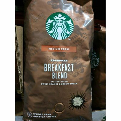 特價 1.13Kg Starbucks 星巴克 早餐綜合咖啡豆 咖啡豆 美國 星巴克咖啡豆 (1.13公斤)