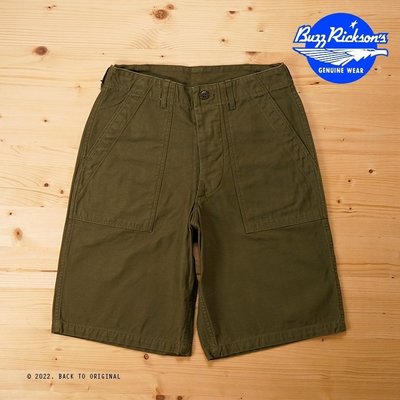 日本【BUZZ RICKSON】OG-107 Baker Pants 美國陸軍休閒軍裝短褲
