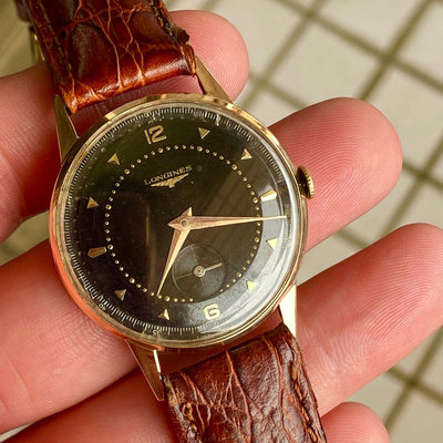 錶現不凡～LONGINES/浪琴錶，原裝750玫瑰金。年中慶~全館特價中