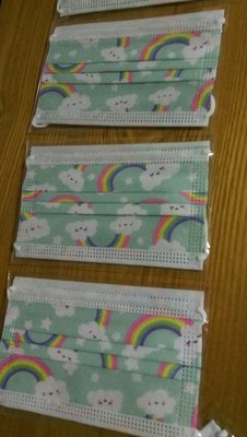 兒童彩虹口罩(每ㄧ單位為10片)