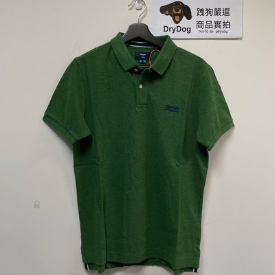 跩狗嚴選 極度乾燥 Superdry Polo衫 經典款 苔球綠 polo 素色 有機 純棉 短袖 素T 小Logo
