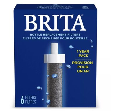 🇺🇸美國代購 - BRITA 運動濾水瓶 水壺濾芯 6入 (原廠盒裝)