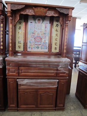 仙聖佛  台灣製造 4尺2 神櫥 神桌佛桌神櫥佛具 公媽桌 歡迎訂做