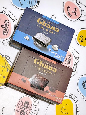 韓國樂天LOTTE Ghana 巧克力餅乾 1盒13入/91g