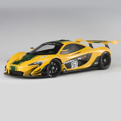 模型車 奧拓 1/18 邁凱輪 McLAREN P1 GTR 賽車 汽車模型車模送朋友禮物