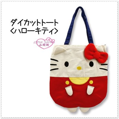 ♥小花花日本精品♥ Hello Kitty  手提袋 機器人造型手提袋 帆布手提包 肩背包(紅色)42105008