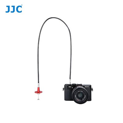 我愛買JJC紅色機械快門線70公分相容Nikon自鎖撞針快門線AR3徠卡Leica M-E M1 M2 M3 M6 M7