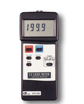 [捷克科技] Lutron 路昌 UVC-254 UVC紫外線光強度計 波長254nm LIGHT METER 高級電錶儀錶