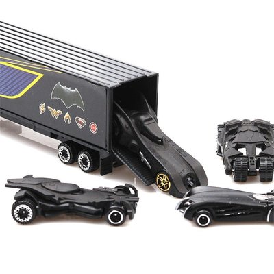 現貨 7PCS蝙蝠俠蝙蝠車和卡車汽車模型玩具車兒童禮品