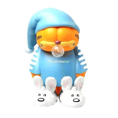 巨大 加菲貓 50公分 瞌睡加菲貓 GARFIELD sofubi jumbo 睡衣 公仔 模型 zcwo