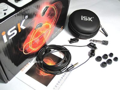 ISK SEM5 入耳式 監聽耳塞 高保真HIFI 耳機 新品促銷 100%真品 否則退費