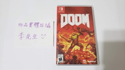 超優惠 出售 稀有 Switch 毀滅戰士 DOOM 中文版 ，限台北市自取當面交易（中正區）