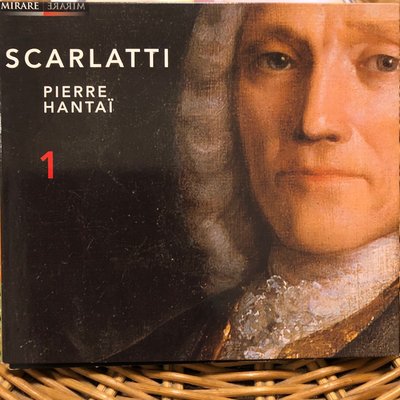 *愛樂熊貓2002MIRARE紙盒首版SCARLATTI史卡拉第CLAVECIN大鍵琴奏鳴曲PIERRE HANTAI