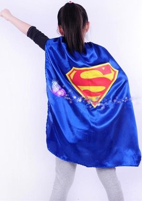 超人 披風 披肩 斗篷 藍色 動漫 周邊 COS COSPLAY DC 超人 SUPERMAN