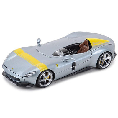 開心購百貨 比美高Bburago 1:24 法拉利 Ferrari Monza SP1 靜態合金塑料壓鑄汽車模型收藏玩具