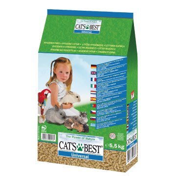CATS BEST 凱優 崩解型木屑砂 松木沙 松樹貓砂 環保貓沙 10L（5.5KG）藍標，每包279元