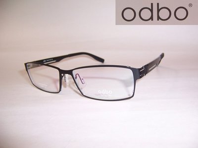 光寶眼鏡城(台南)odbo,專利無螺絲一體延展眼鏡+碳纖維彈性腳完全無負擔 ,1360A,C4黑