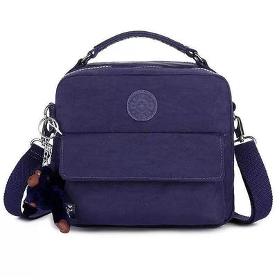 新款熱銷 Kipling 猴子包 紫色 K2050/04472 休閒 斜背肩背側背手提後背多用小款包 限時優惠