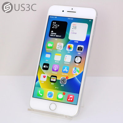 【US3C-高雄店】【一元起標】公司貨 Apple iPhone 8 Plus 256G 銀色 5.5吋 指紋辨識 M11動作感應協同處理器 蘋果手機