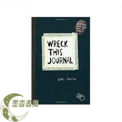 墨香書閣~~Wreck This Journal (Black) Expanded Ed. Keri Smith英文版