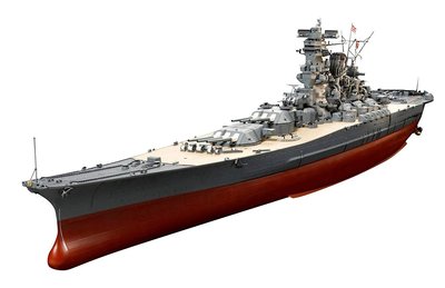 日本正版 田宮 1/350 No.25 日本戰艦 YAMATO 大和 78025 組裝模型 日本代購