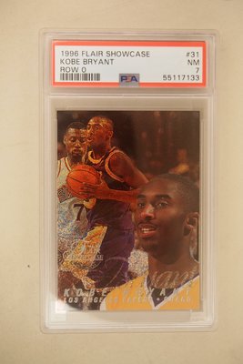 1996-97 Flair Showcase Row 0 #31 Kobe Bryant PSA 7