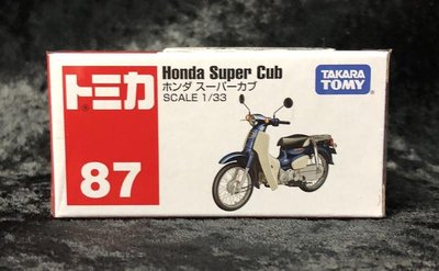 【G&amp;T】純日貨 TOMICA 多美小汽車 NO.87 本田 Honda Super Cub 小狼 879978