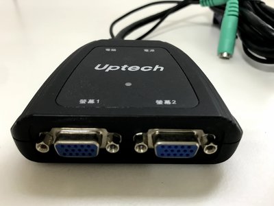 Uptech 登昌恆 VS221CA 螢幕音源分配器 VGA (一進二出)