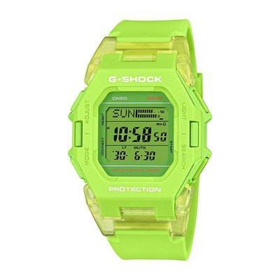全新 卡西歐 G-SHOCK系列 計步 大膽輕巧 未來時尚 潮流運動錶 螢光黃綠 GD-B500S-3 歡迎詢問