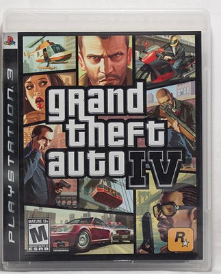 PS3 俠盜獵車手 4 英文字幕 英語語音 GRAND THEFT AUTO IV GTA4 美版