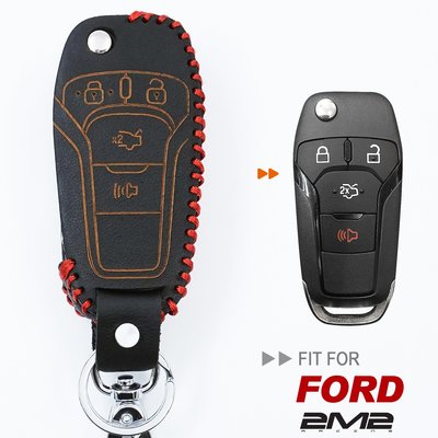 FORD All NEW FOCUS MK4 福特汽車晶片鑰匙 摺疊鑰匙 皮套 鑰匙包