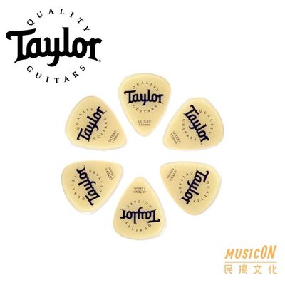 【 民揚樂器】美國Taylor Guitar ULTEX 吉他彈片 匹克 六片Pick裝
