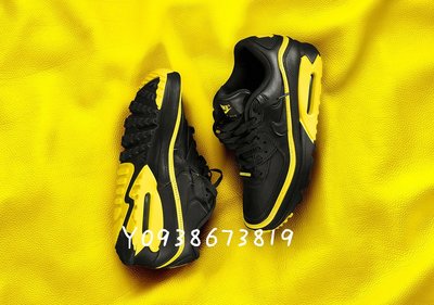 Undefeated x Nike Air Max 90 氣墊 黑黃 休閒鞋 男女鞋 CJ7197-001