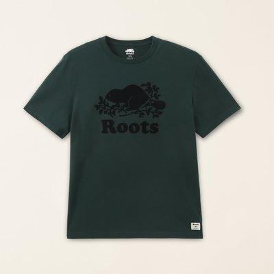 [RS代購 Roots全新正品優惠] Roots男裝-絕對經典系列 海狸LOGO有機棉短袖T恤 滿額贈購物袋