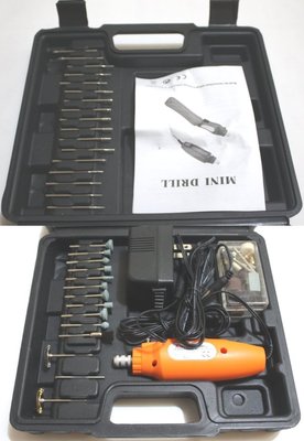 r180~12000轉插電式雕刻電鑽/12V 電磨 /電動刻磨機附60工具組