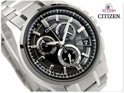 CITIZEN 星辰錶 手錶 ATTESA Eco-Drive 光動能 電波 鈦金屬 計時 金城武 代言 BY0094-52E