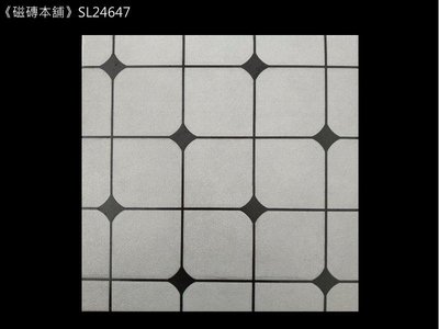 《磁磚本舖》SL24647 灰格紋止滑地磚 25x25cm 印尼進口 浴室地磚