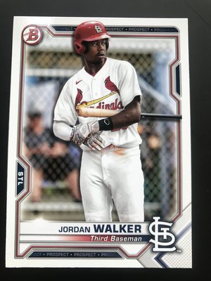 MLB Jordan walker 2021 bowman 聖路易紅雀隊
